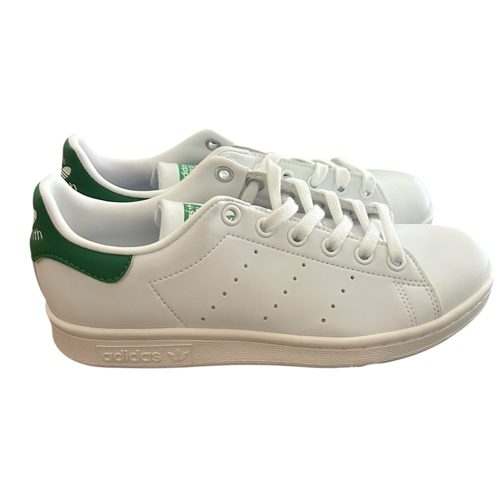Adidas Stan Smith White & Green Sneakers Men’s‎ Size 6 NEW (No Box)